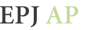 EPJ AP Logo